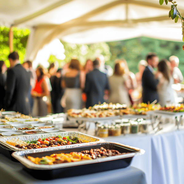 Considered the best catering event in Columbus, Ohio with lots of people