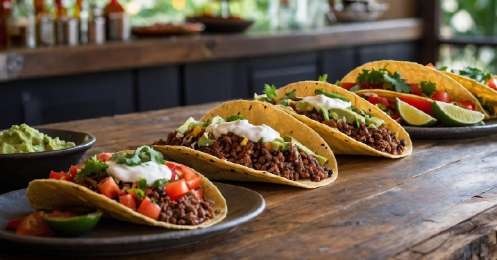 Interactive station theme party catering featuring customizable food stations such as taco bars for celebrations and corporate events in Columbus Ohio