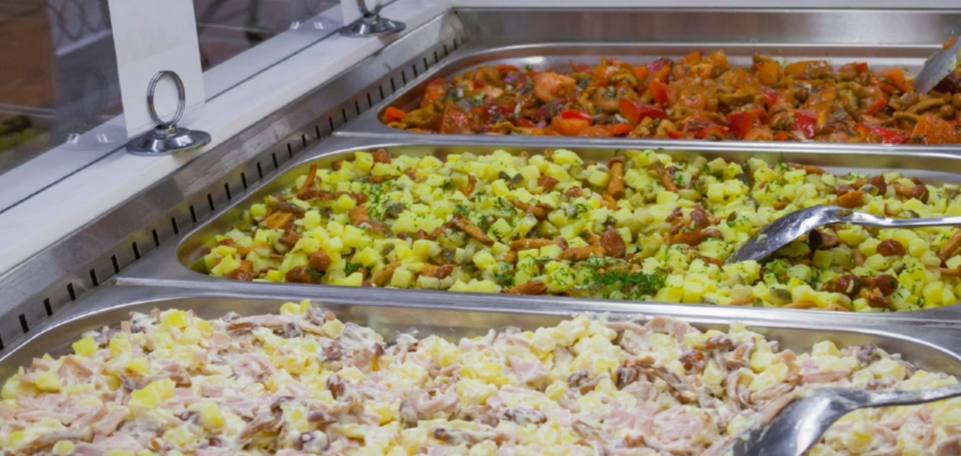 Buffet side dishes tray