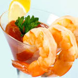 Cocktail shrimp for catering