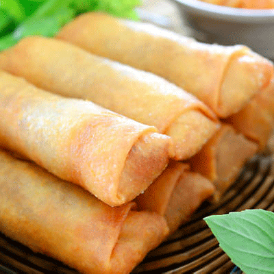 Oriental egg rolls for catering